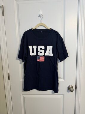 Navy Graphic T-Shirt XL